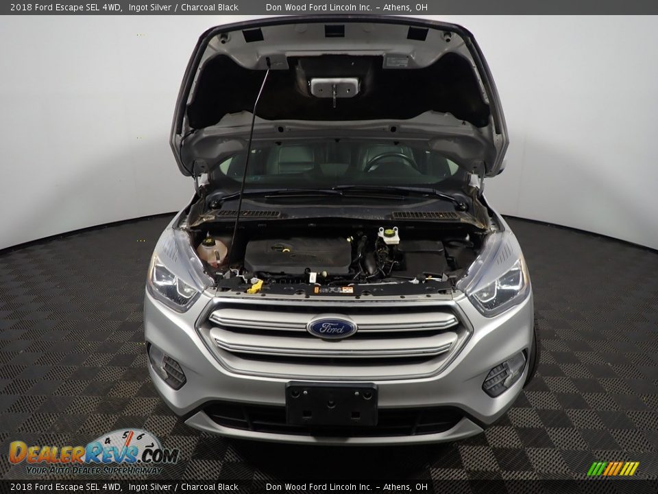 2018 Ford Escape SEL 4WD Ingot Silver / Charcoal Black Photo #8