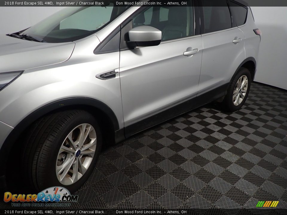 2018 Ford Escape SEL 4WD Ingot Silver / Charcoal Black Photo #12