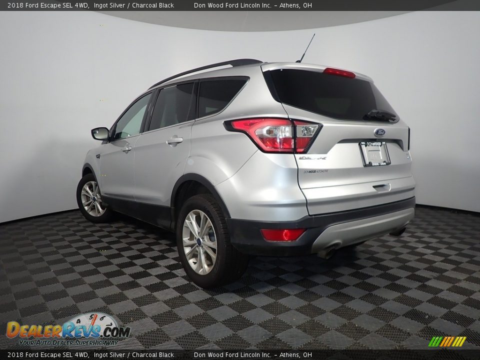 2018 Ford Escape SEL 4WD Ingot Silver / Charcoal Black Photo #13