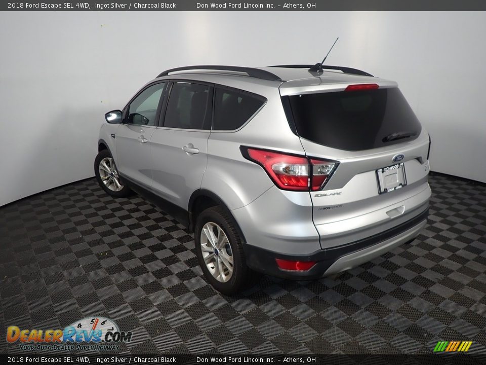 2018 Ford Escape SEL 4WD Ingot Silver / Charcoal Black Photo #14