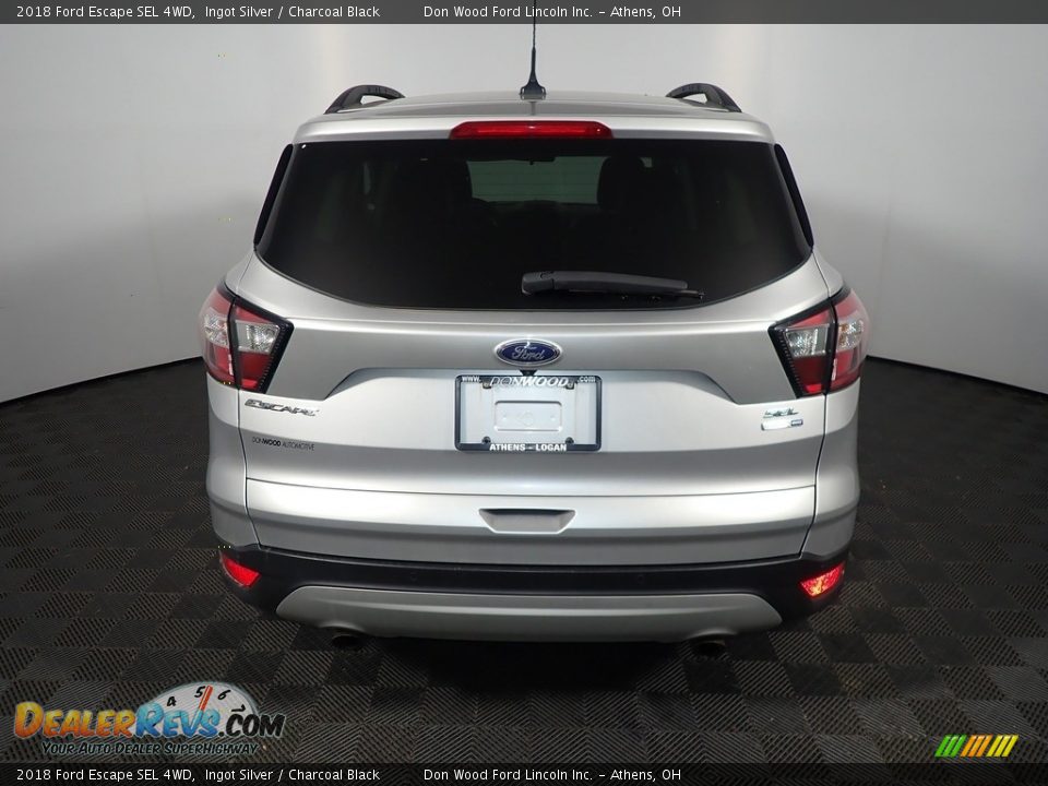 2018 Ford Escape SEL 4WD Ingot Silver / Charcoal Black Photo #15