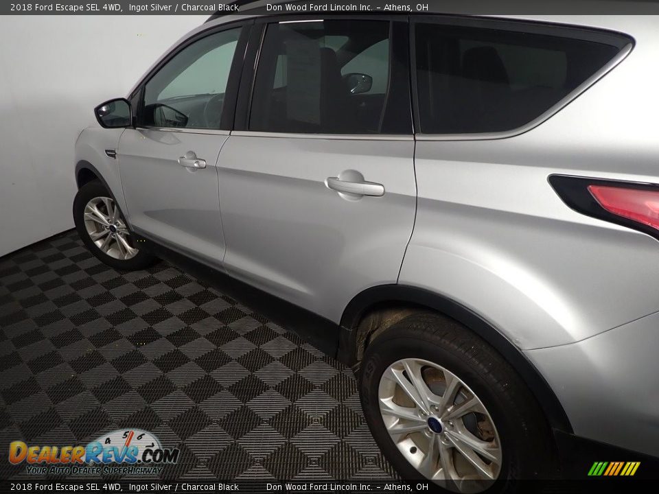 2018 Ford Escape SEL 4WD Ingot Silver / Charcoal Black Photo #21
