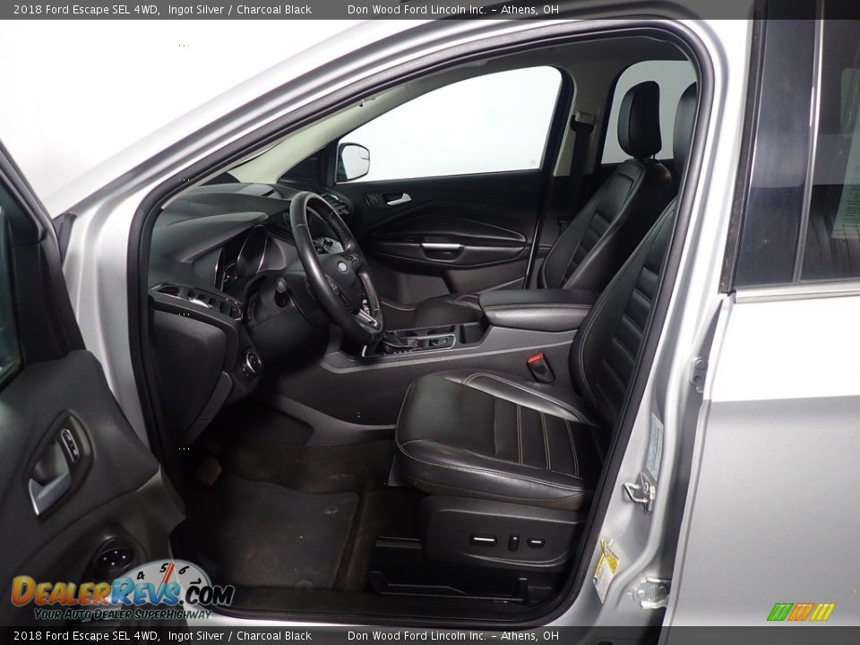 2018 Ford Escape SEL 4WD Ingot Silver / Charcoal Black Photo #26