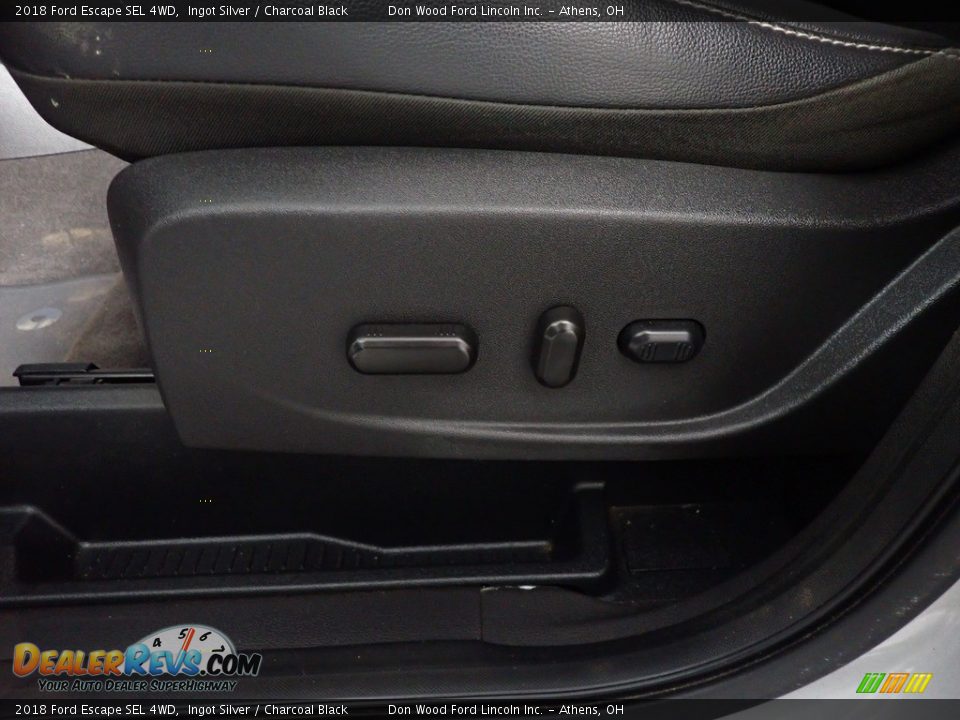 2018 Ford Escape SEL 4WD Ingot Silver / Charcoal Black Photo #27