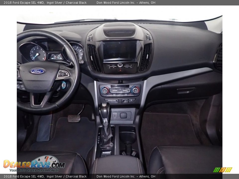 2018 Ford Escape SEL 4WD Ingot Silver / Charcoal Black Photo #29