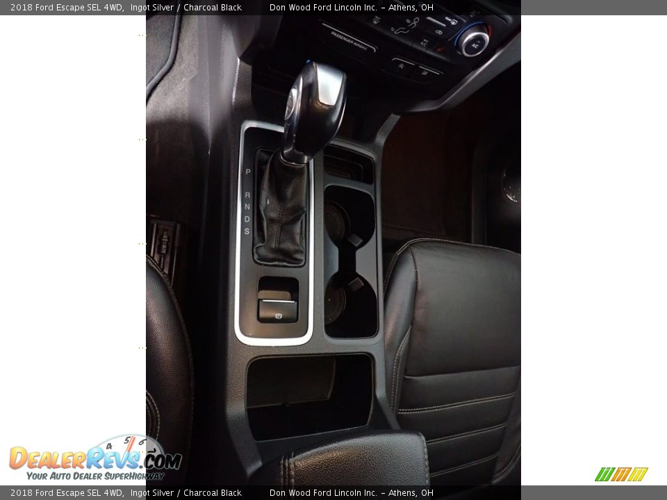 2018 Ford Escape SEL 4WD Ingot Silver / Charcoal Black Photo #36