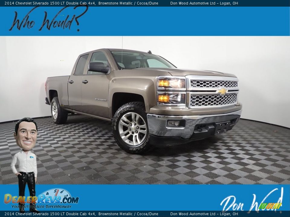 2014 Chevrolet Silverado 1500 LT Double Cab 4x4 Brownstone Metallic / Cocoa/Dune Photo #1