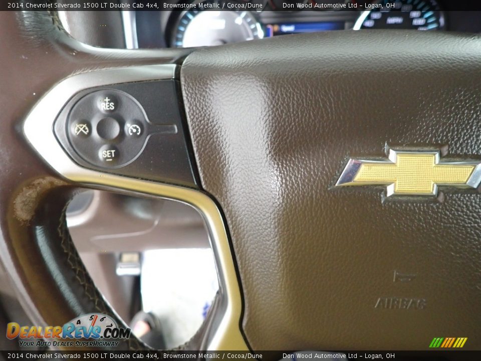 2014 Chevrolet Silverado 1500 LT Double Cab 4x4 Brownstone Metallic / Cocoa/Dune Photo #15