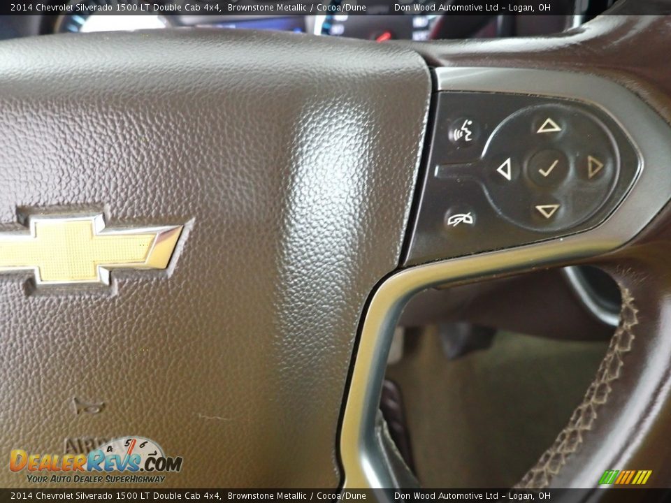 2014 Chevrolet Silverado 1500 LT Double Cab 4x4 Brownstone Metallic / Cocoa/Dune Photo #16
