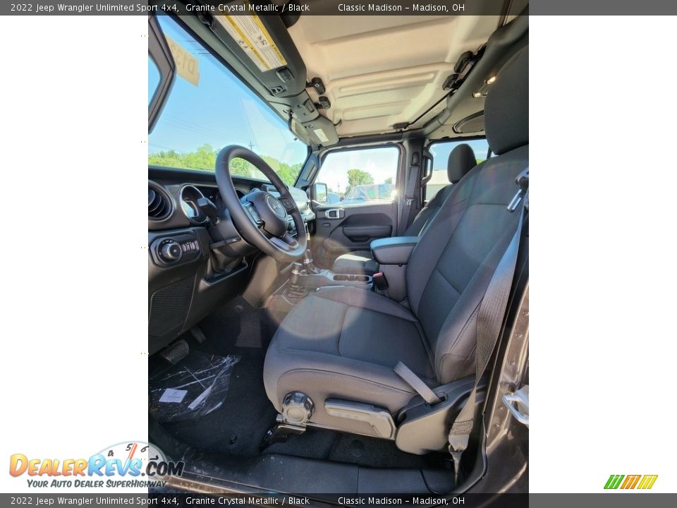 2022 Jeep Wrangler Unlimited Sport 4x4 Granite Crystal Metallic / Black Photo #2
