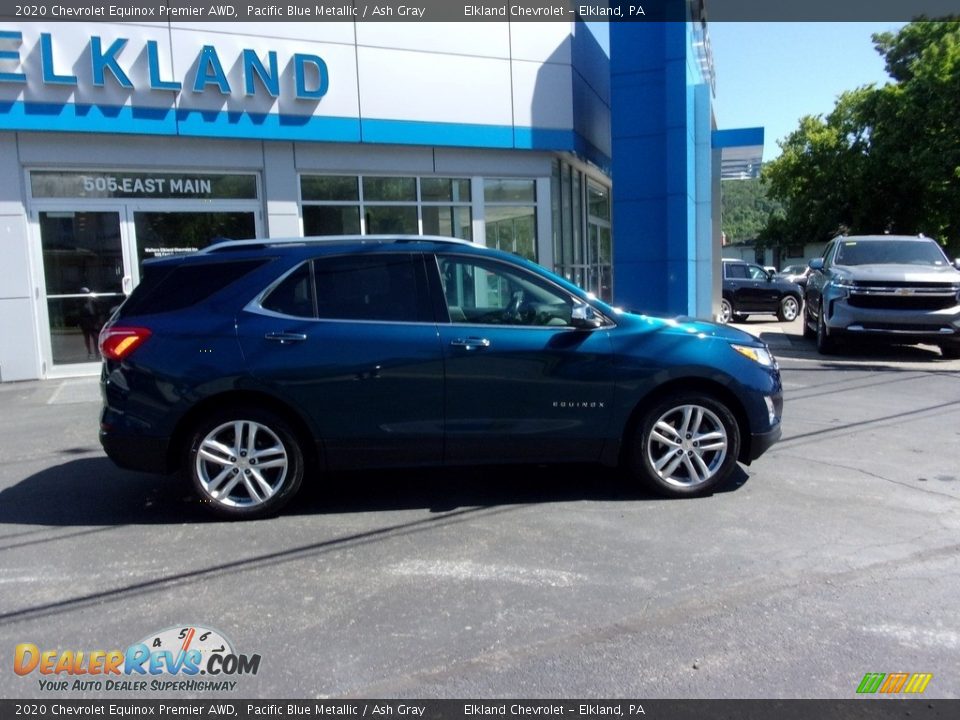 2020 Chevrolet Equinox Premier AWD Pacific Blue Metallic / Ash Gray Photo #2