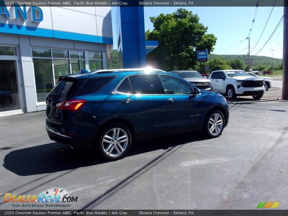 2020 Chevrolet Equinox Premier AWD Pacific Blue Metallic / Ash Gray Photo #3