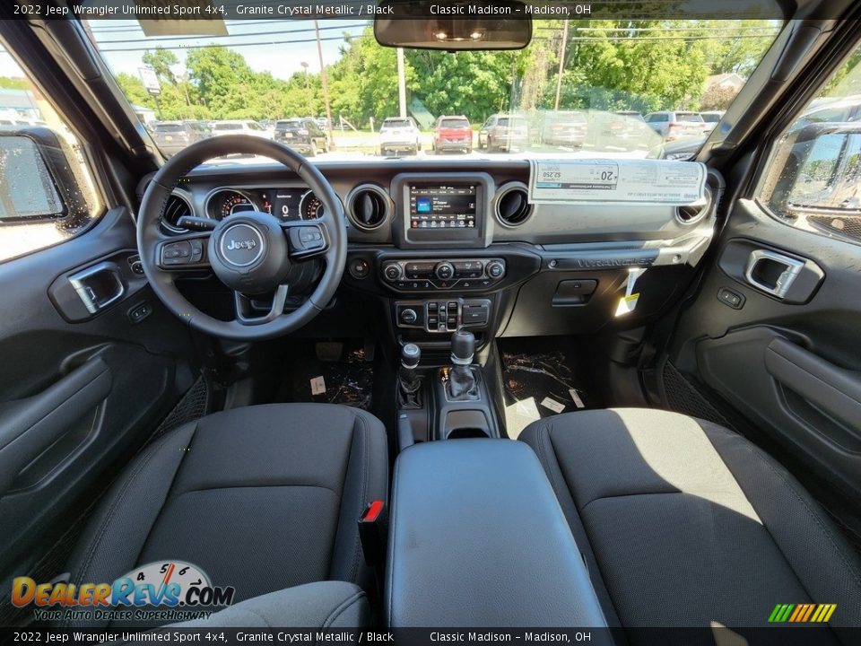 2022 Jeep Wrangler Unlimited Sport 4x4 Granite Crystal Metallic / Black Photo #4