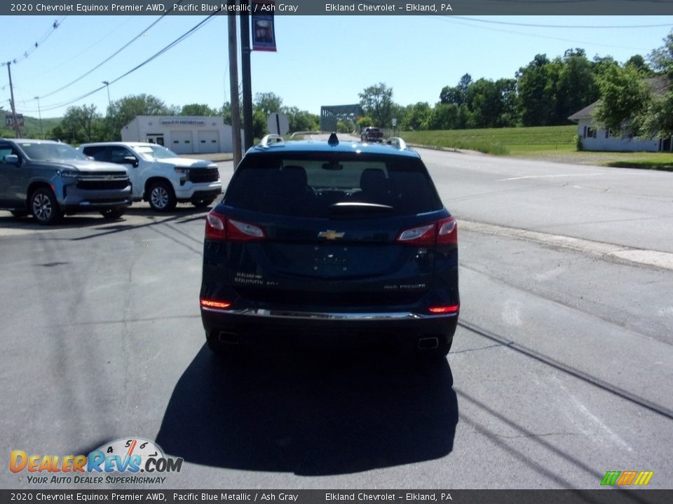 2020 Chevrolet Equinox Premier AWD Pacific Blue Metallic / Ash Gray Photo #4