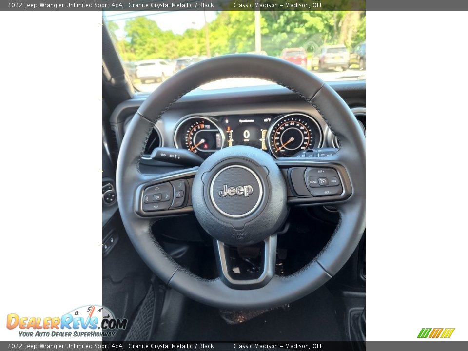 2022 Jeep Wrangler Unlimited Sport 4x4 Granite Crystal Metallic / Black Photo #5