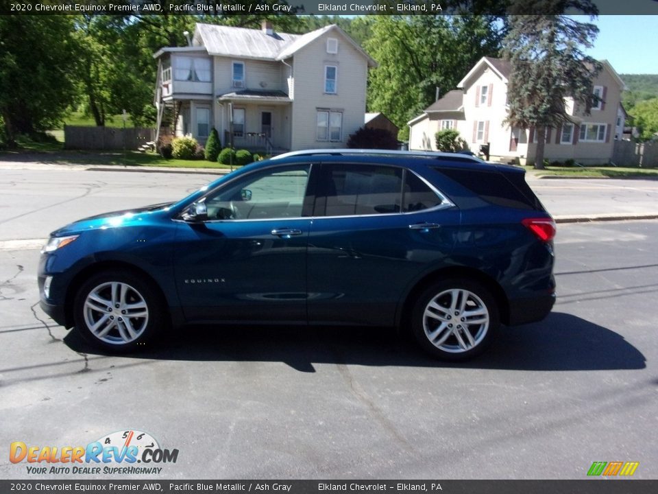 2020 Chevrolet Equinox Premier AWD Pacific Blue Metallic / Ash Gray Photo #6