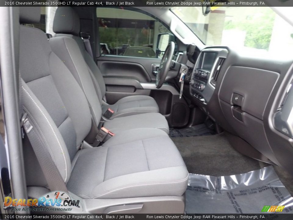 Jet Black Interior - 2016 Chevrolet Silverado 3500HD LT Regular Cab 4x4 Photo #10
