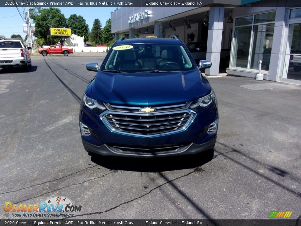 2020 Chevrolet Equinox Premier AWD Pacific Blue Metallic / Ash Gray Photo #8