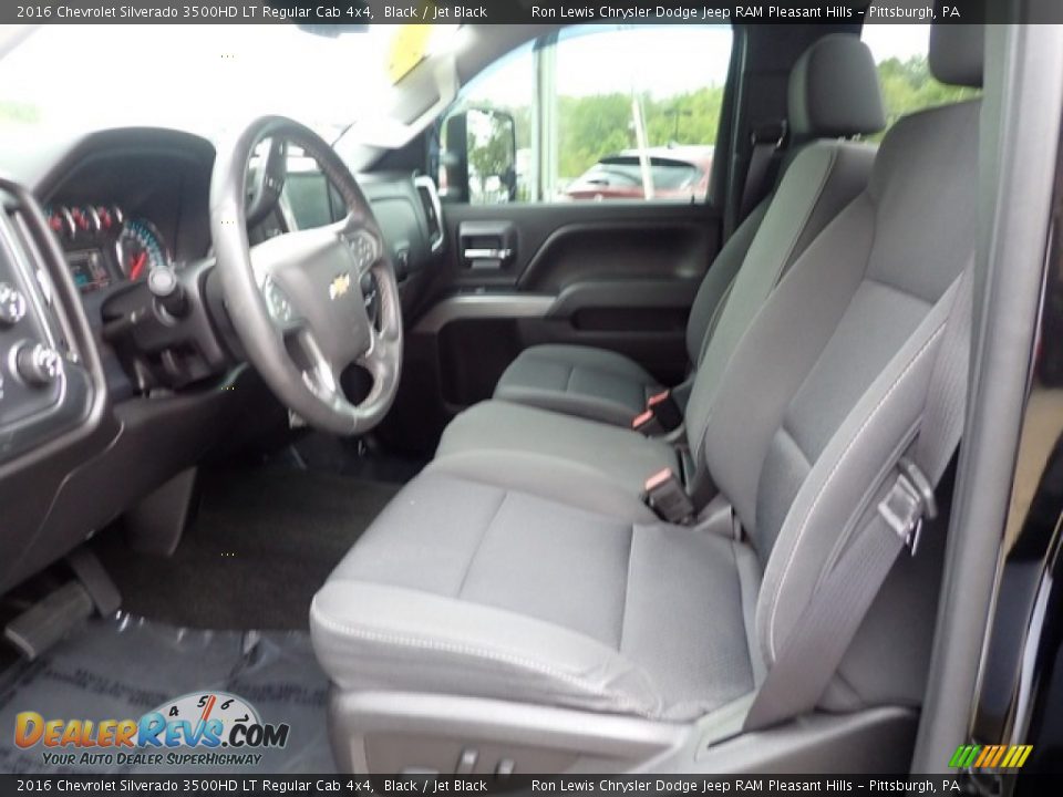 Front Seat of 2016 Chevrolet Silverado 3500HD LT Regular Cab 4x4 Photo #12