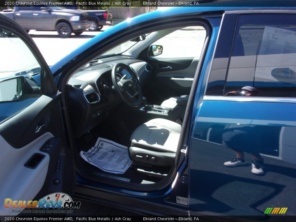 2020 Chevrolet Equinox Premier AWD Pacific Blue Metallic / Ash Gray Photo #14
