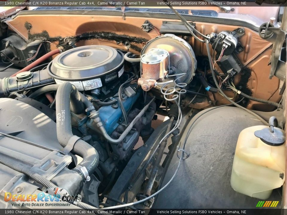 1980 Chevrolet C/K K20 Bonanza Regular Cab 4x4 5.7 Liter OHV 16-Valve V8 Engine Photo #9