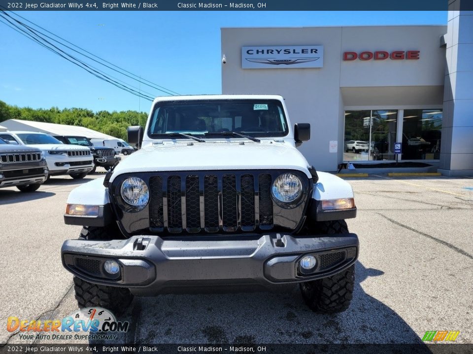 2022 Jeep Gladiator Willys 4x4 Bright White / Black Photo #7