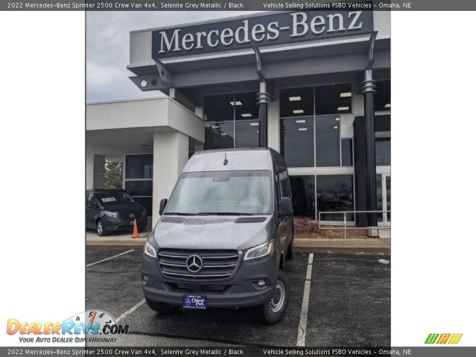 2022 Mercedes-Benz Sprinter 2500 Crew Van 4x4 Selenite Grey Metallic / Black Photo #2