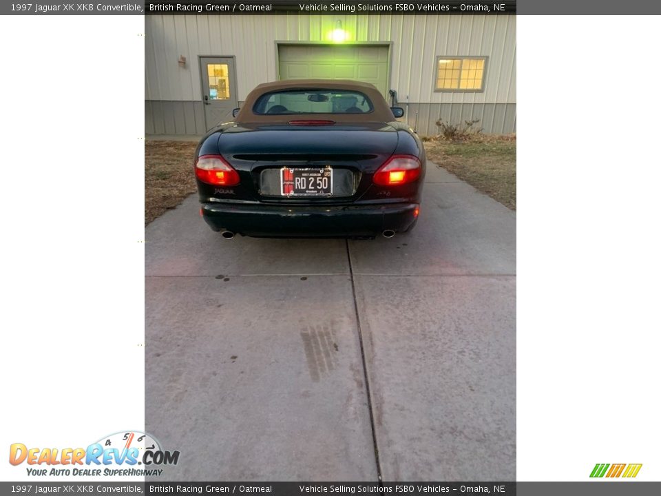 1997 Jaguar XK XK8 Convertible British Racing Green / Oatmeal Photo #5