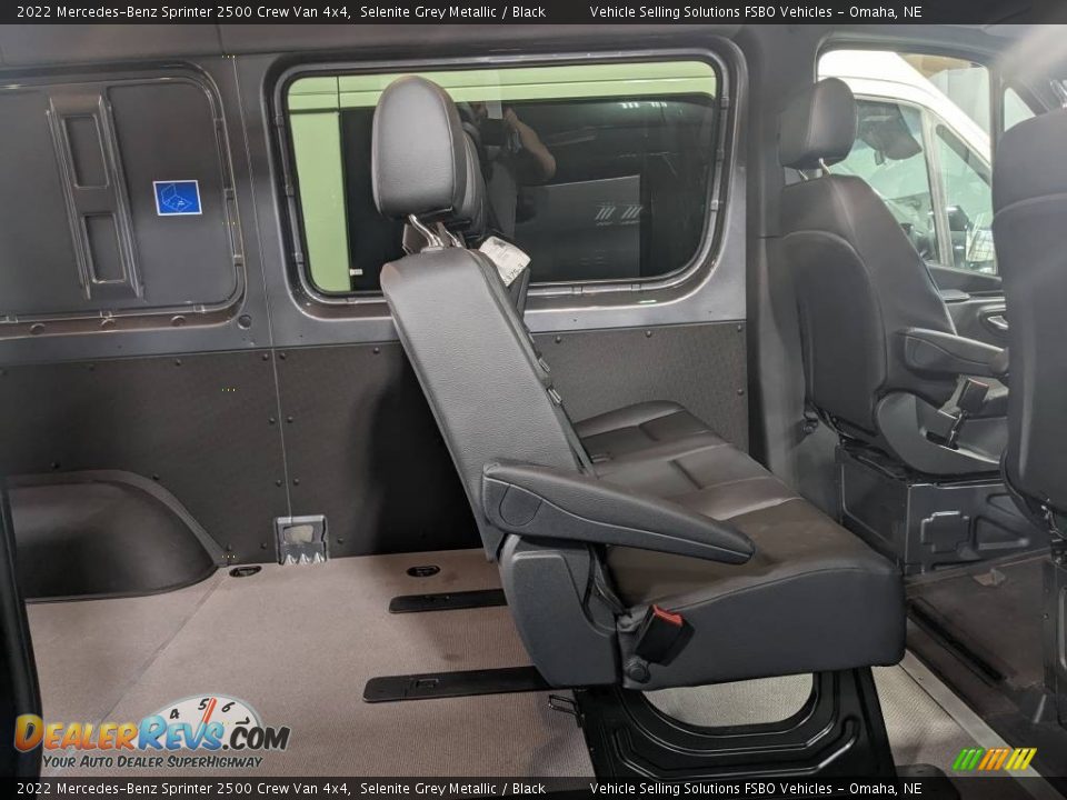 Rear Seat of 2022 Mercedes-Benz Sprinter 2500 Crew Van 4x4 Photo #6