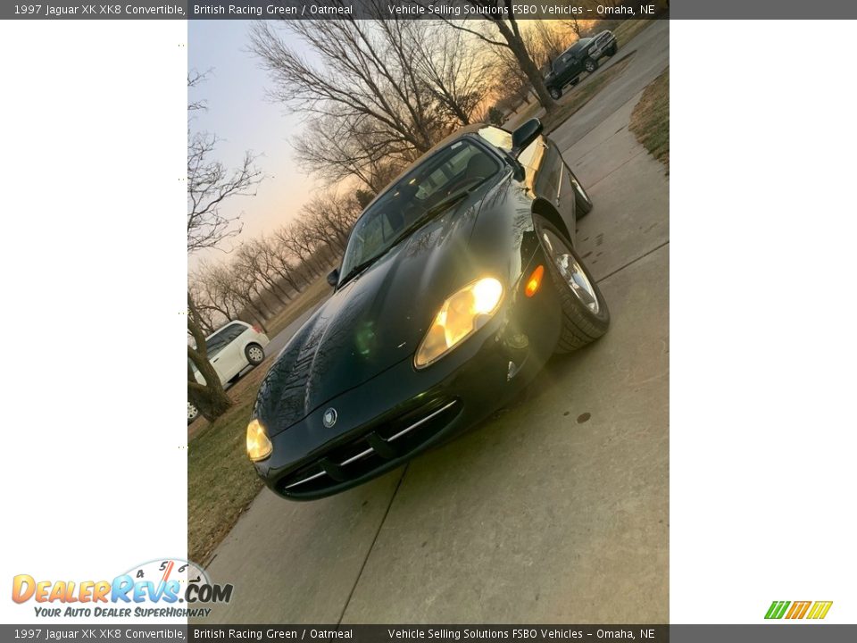 1997 Jaguar XK XK8 Convertible British Racing Green / Oatmeal Photo #8