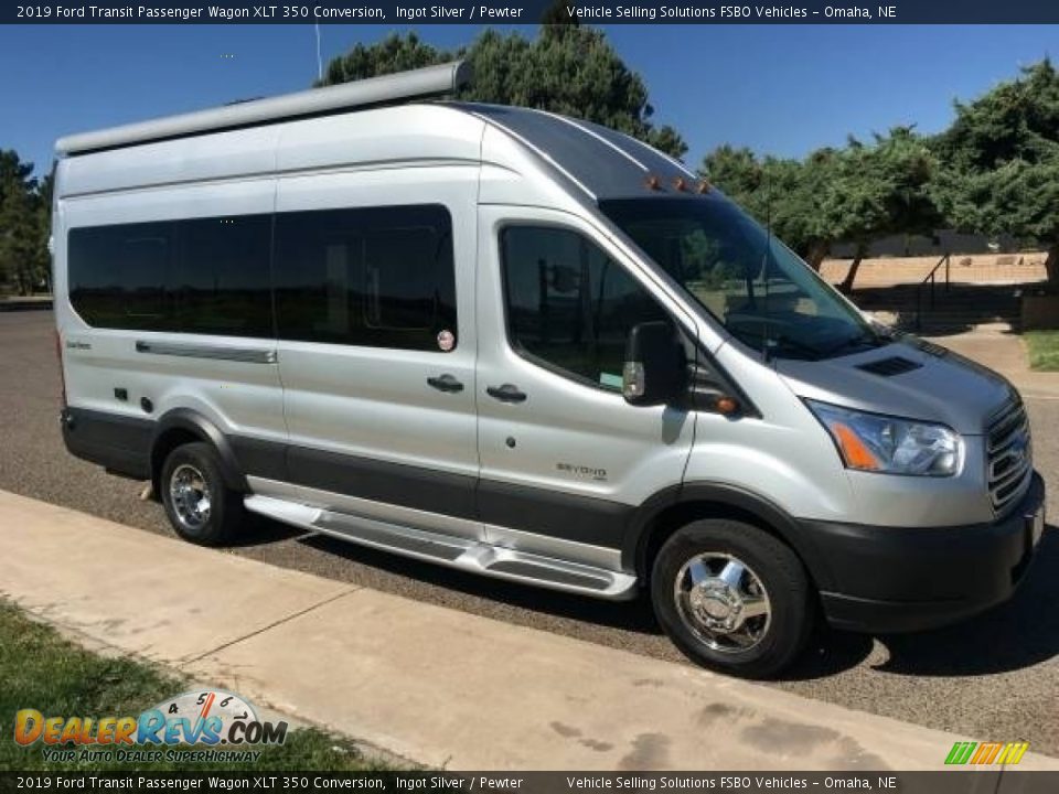2019 Ford Transit Passenger Wagon XLT 350 Conversion Ingot Silver / Pewter Photo #1