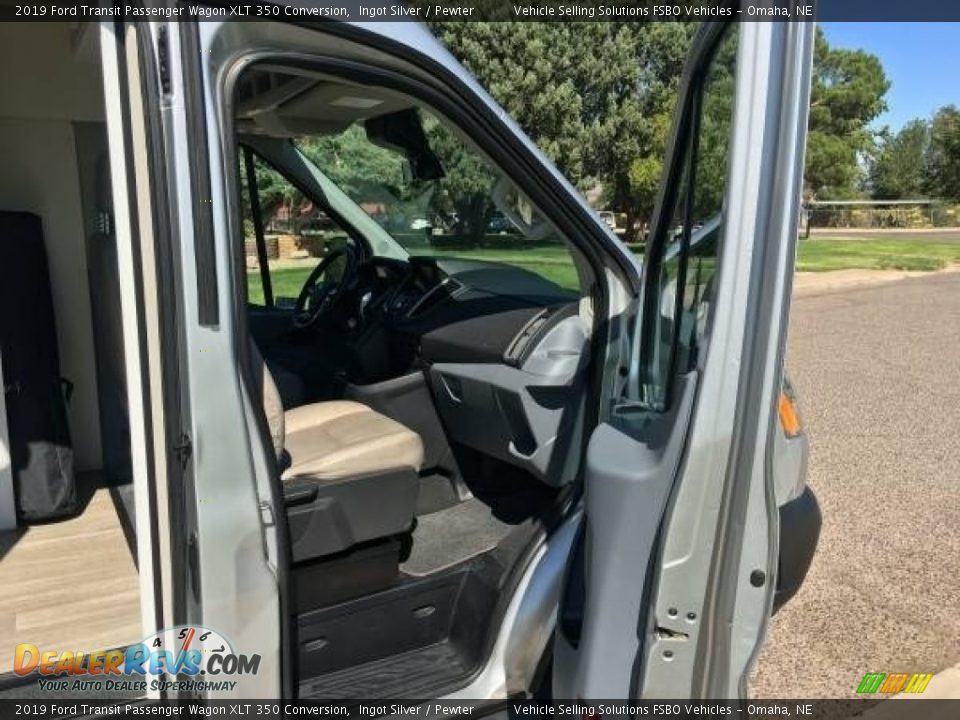 2019 Ford Transit Passenger Wagon XLT 350 Conversion Ingot Silver / Pewter Photo #3