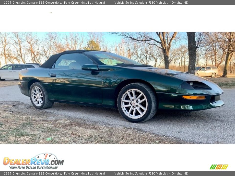 1995 Chevrolet Camaro Z28 Convertible Polo Green Metallic / Neutral Photo #1