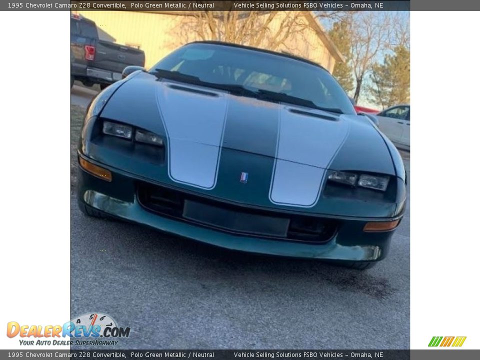 1995 Chevrolet Camaro Z28 Convertible Polo Green Metallic / Neutral Photo #4