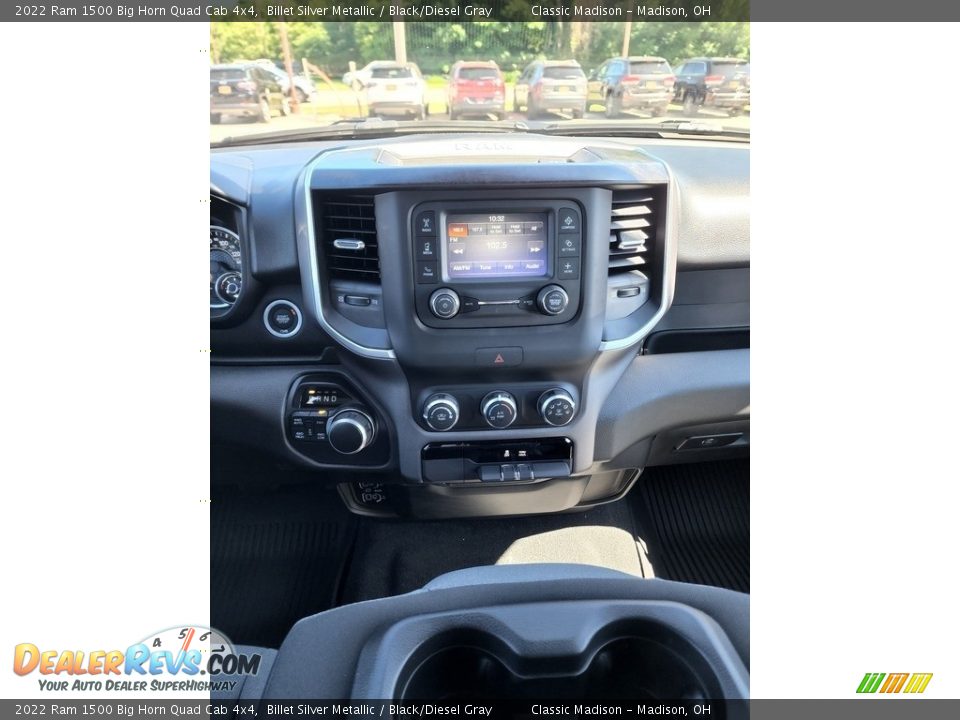 2022 Ram 1500 Big Horn Quad Cab 4x4 Billet Silver Metallic / Black/Diesel Gray Photo #6