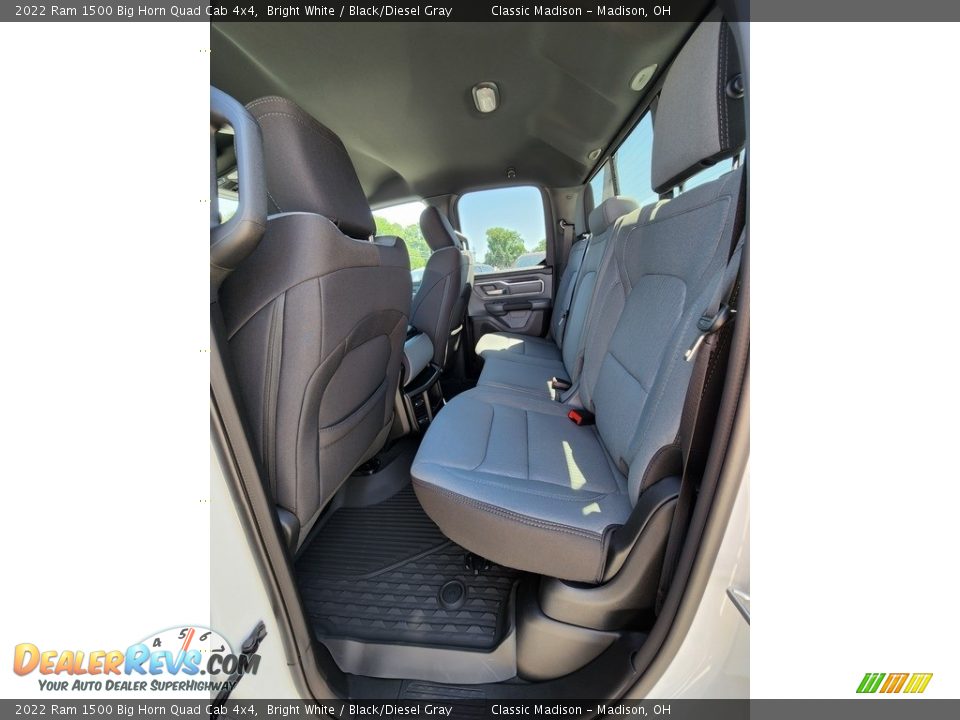 2022 Ram 1500 Big Horn Quad Cab 4x4 Bright White / Black/Diesel Gray Photo #3