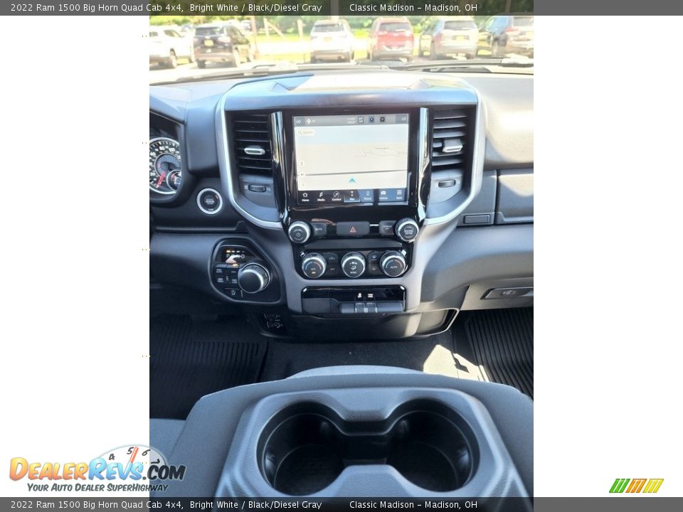 2022 Ram 1500 Big Horn Quad Cab 4x4 Bright White / Black/Diesel Gray Photo #6
