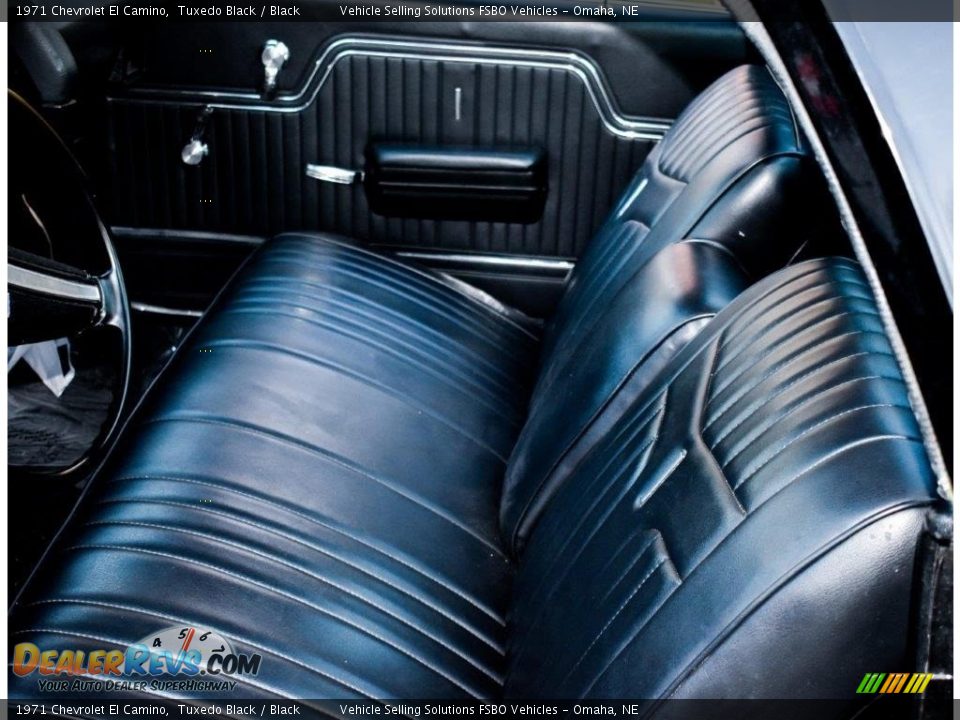 Black Interior - 1971 Chevrolet El Camino  Photo #5