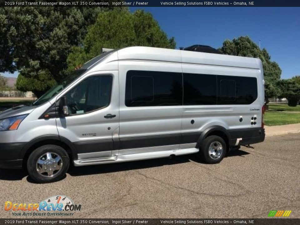 2019 Ford Transit Passenger Wagon XLT 350 Conversion Ingot Silver / Pewter Photo #22