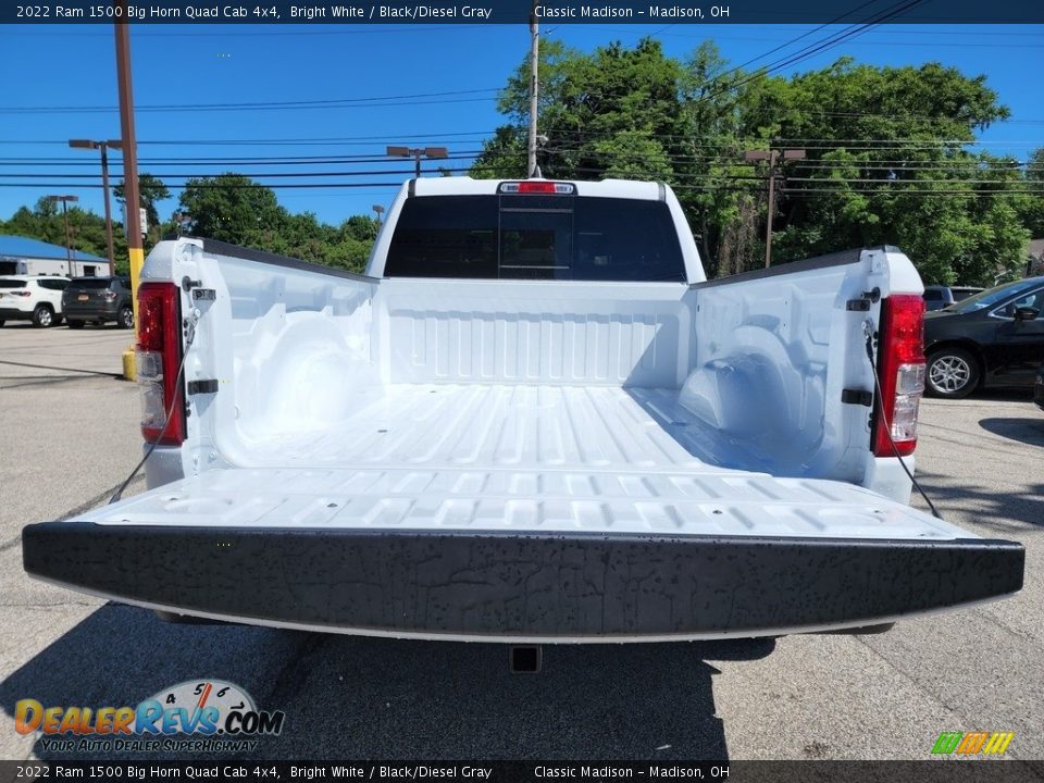 2022 Ram 1500 Big Horn Quad Cab 4x4 Bright White / Black/Diesel Gray Photo #11