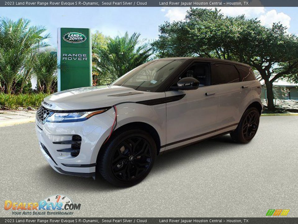 Front 3/4 View of 2023 Land Rover Range Rover Evoque S R-Dynamic Photo #1