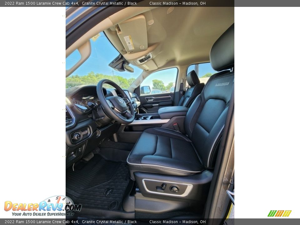 Front Seat of 2022 Ram 1500 Laramie Crew Cab 4x4 Photo #2