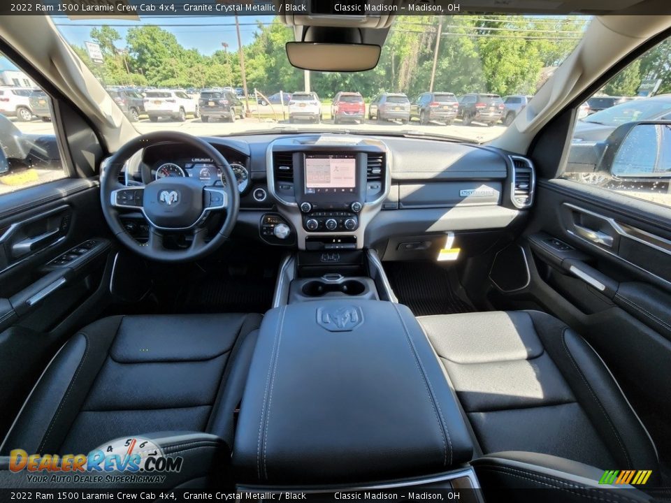 2022 Ram 1500 Laramie Crew Cab 4x4 Granite Crystal Metallic / Black Photo #4
