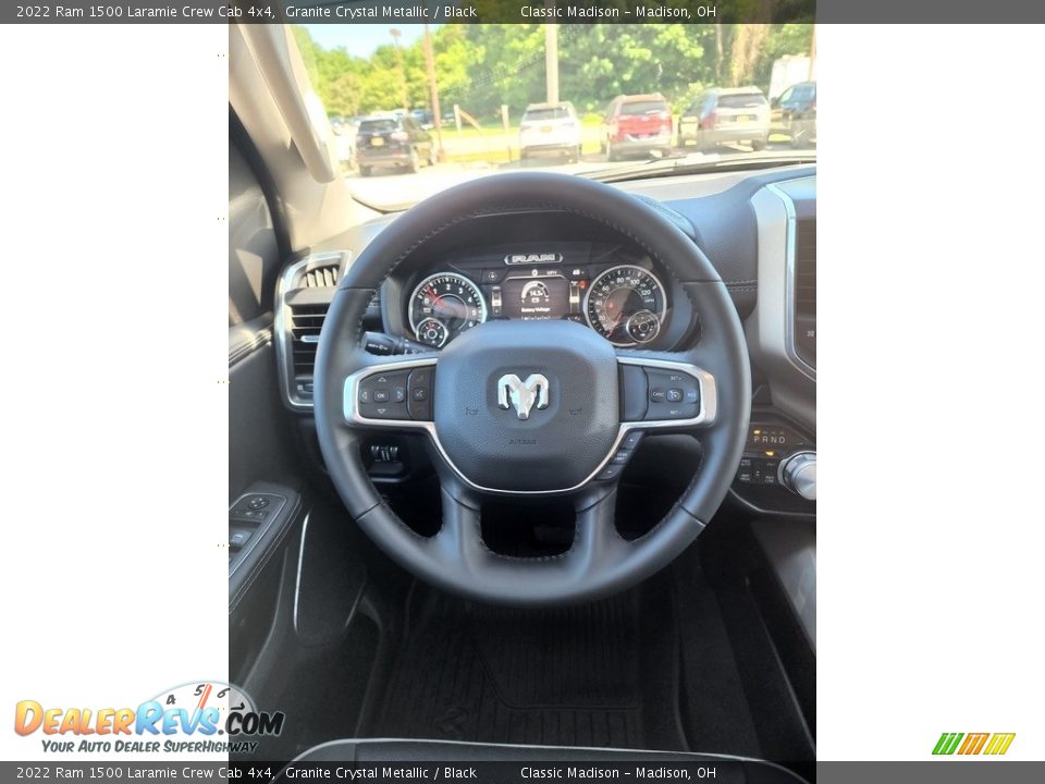 2022 Ram 1500 Laramie Crew Cab 4x4 Steering Wheel Photo #5