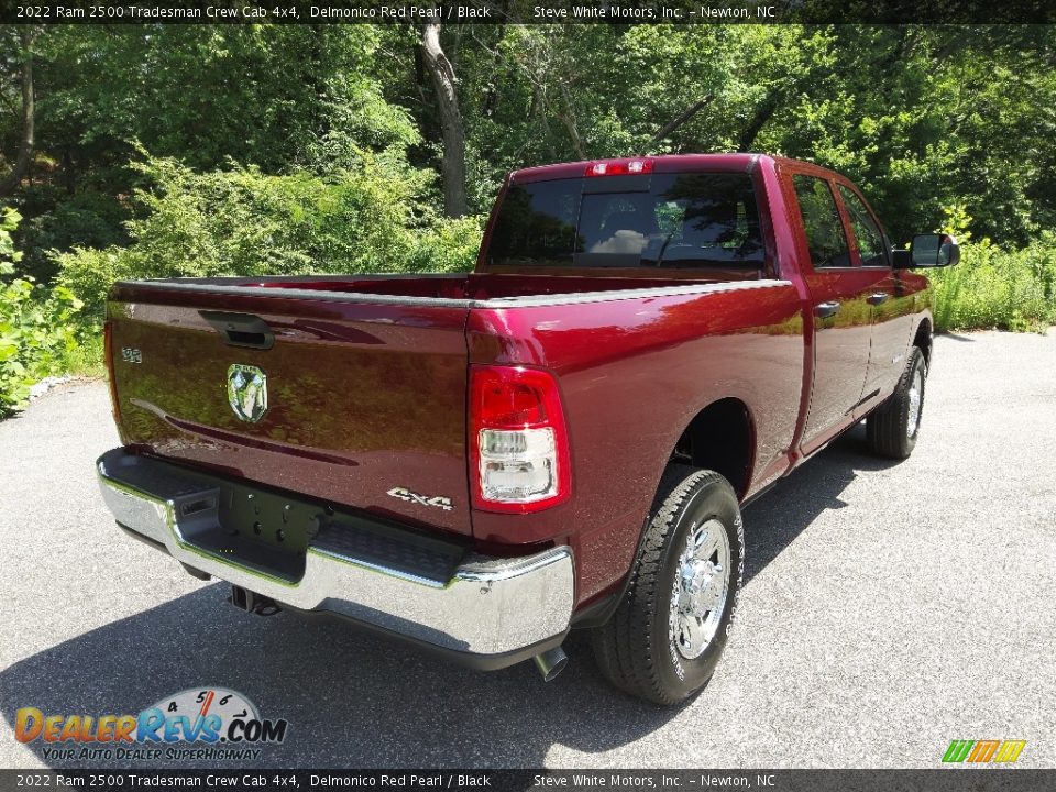 2022 Ram 2500 Tradesman Crew Cab 4x4 Delmonico Red Pearl / Black Photo #6