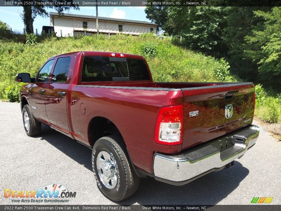 2022 Ram 2500 Tradesman Crew Cab 4x4 Delmonico Red Pearl / Black Photo #9