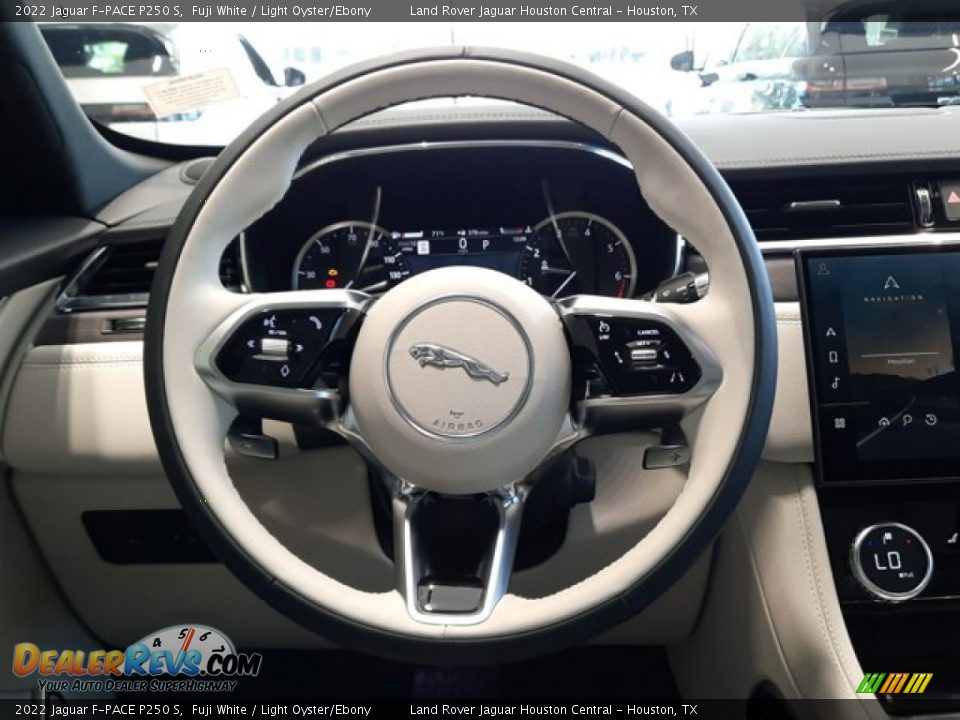 2022 Jaguar F-PACE P250 S Steering Wheel Photo #17