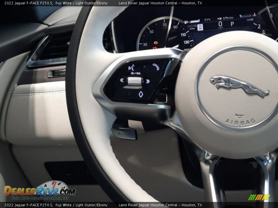 2022 Jaguar F-PACE P250 S Steering Wheel Photo #18