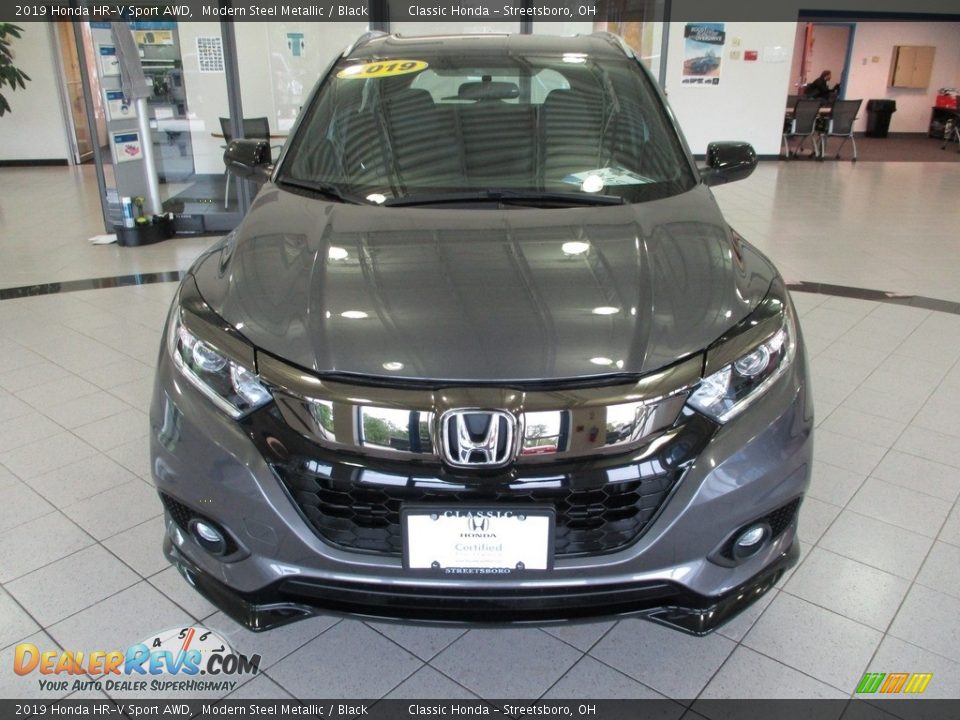 2019 Honda HR-V Sport AWD Modern Steel Metallic / Black Photo #2