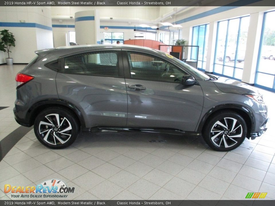 2019 Honda HR-V Sport AWD Modern Steel Metallic / Black Photo #4